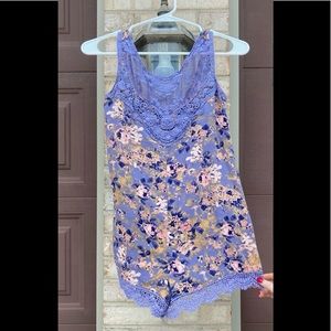 Floral summer romper